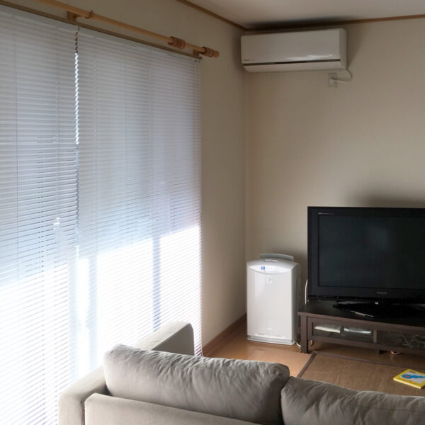 この部屋が自然光に包まれているのを始めて見ました