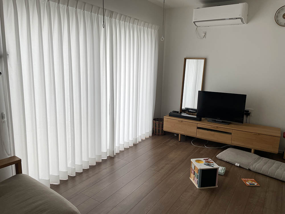 電気をつけていなくてもとても明るくなります