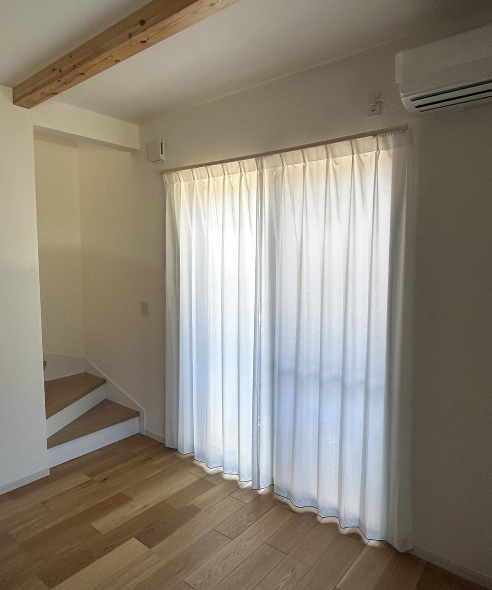 軽さがあるため透けないか心配でしたが、夜も透けることはありませんで