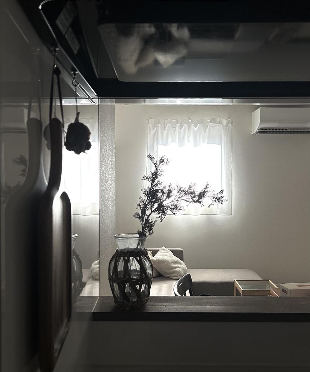 あかり パネル インテリアに黒を取り入れている為、ブラックを選びました。アクセント