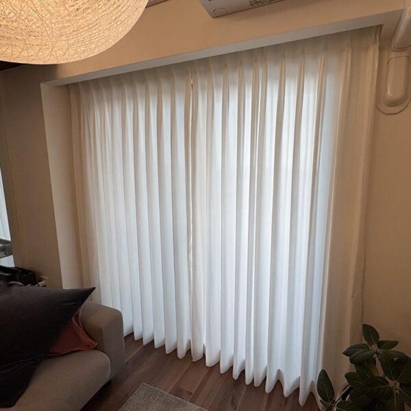 遮像はばっちりで、部屋をすっきりと見せることができて大満足です