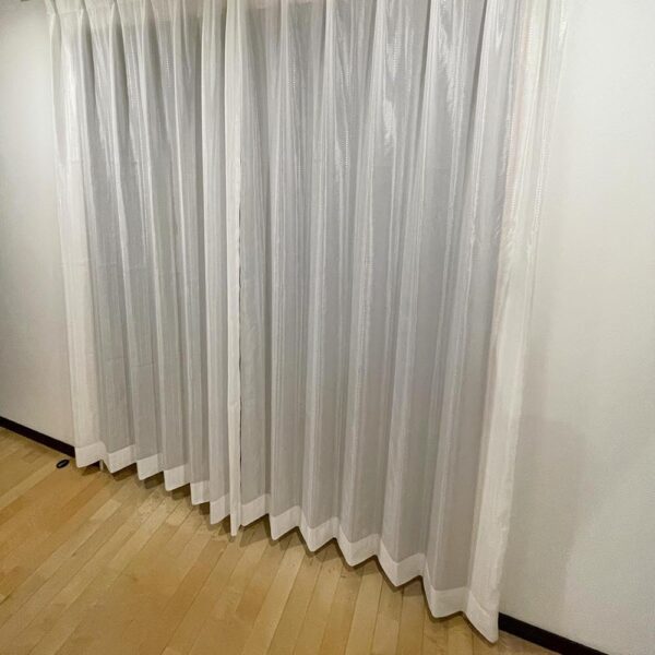 外から見てもしっかり遮蔽されていました