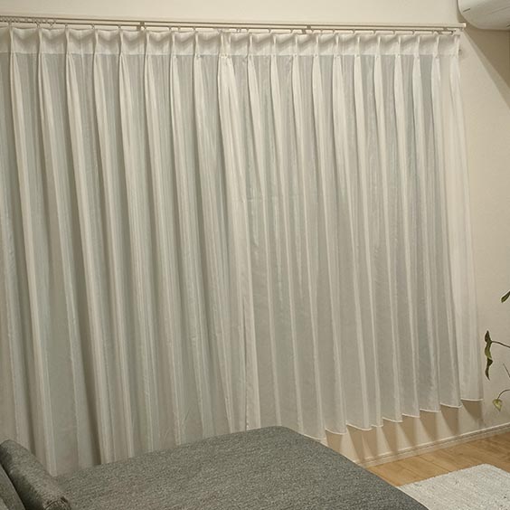 実際つけてみたら短かかった